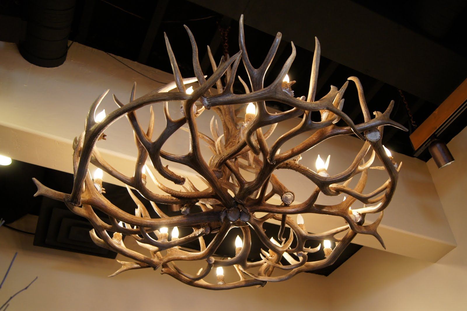 Making Your Own Antler Chandelier Internationalinteriordesigns Intended For Antlers Chandeliers (View 3 of 12)