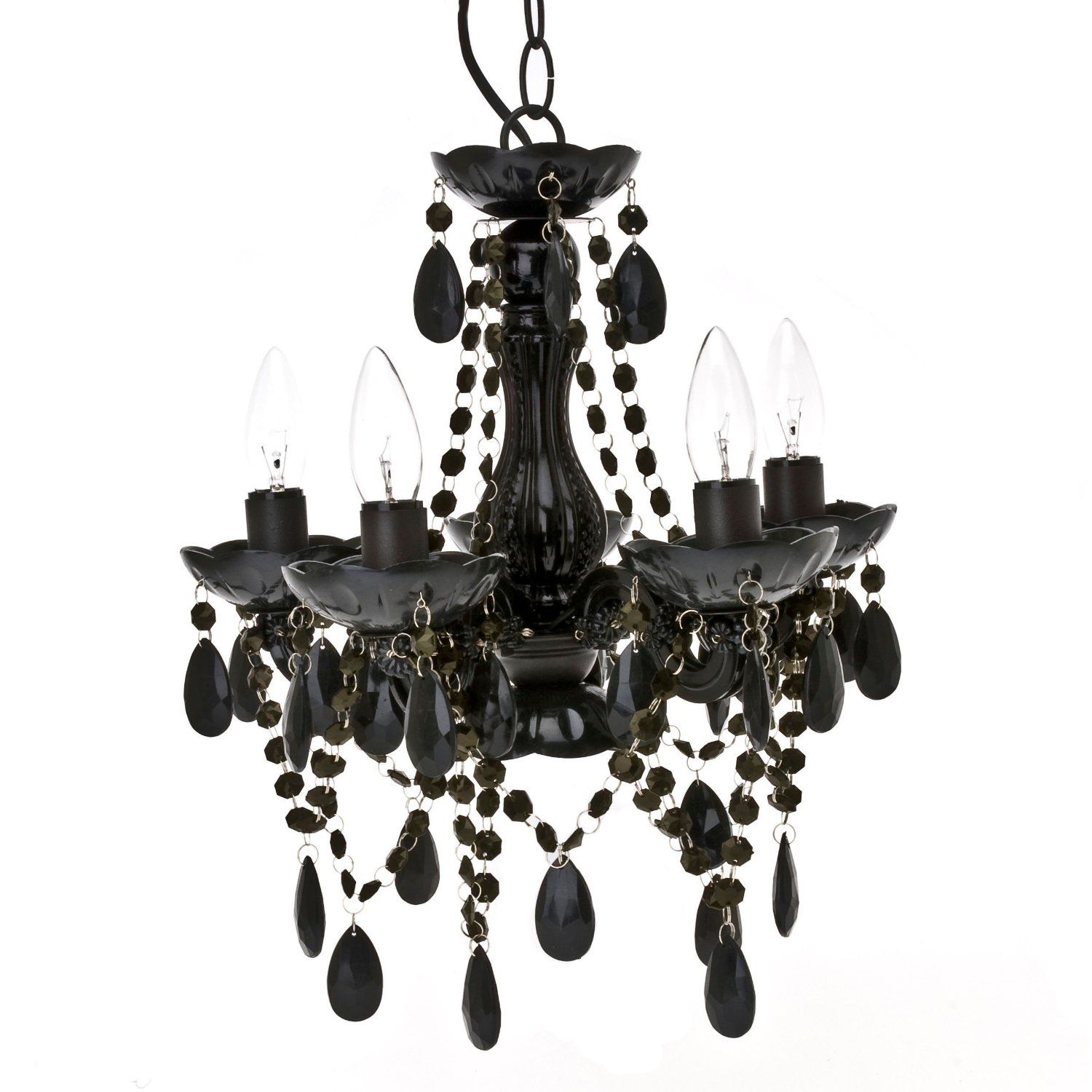 Modern Black Chandelier The Unique Looks Of Black Chandelier Inside Modern Black Chandelier (Photo 4 of 12)