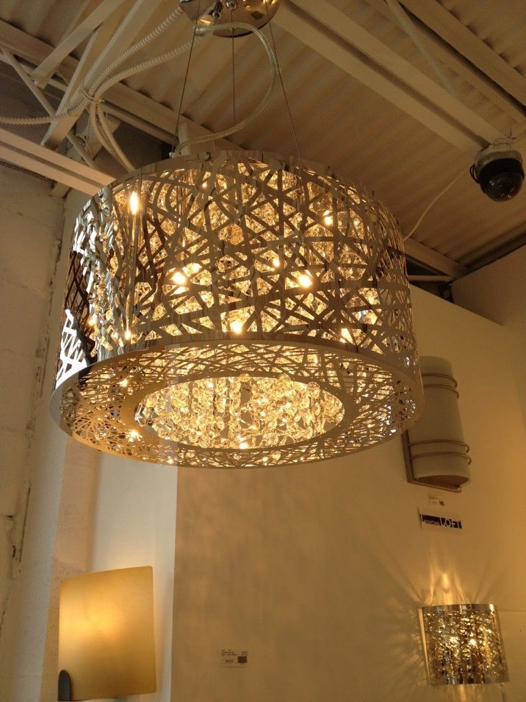 Modern Glass Chandelier Lighting Throughout Large Modern Chandeliers (Photo 4 of 12)