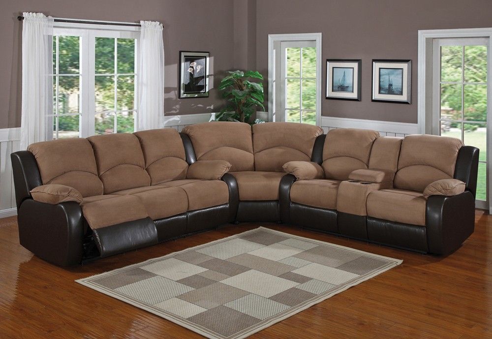 Modern Sectional Sofa Recliner Throughout Sectional Sofa Recliners (Photo 3 of 15)