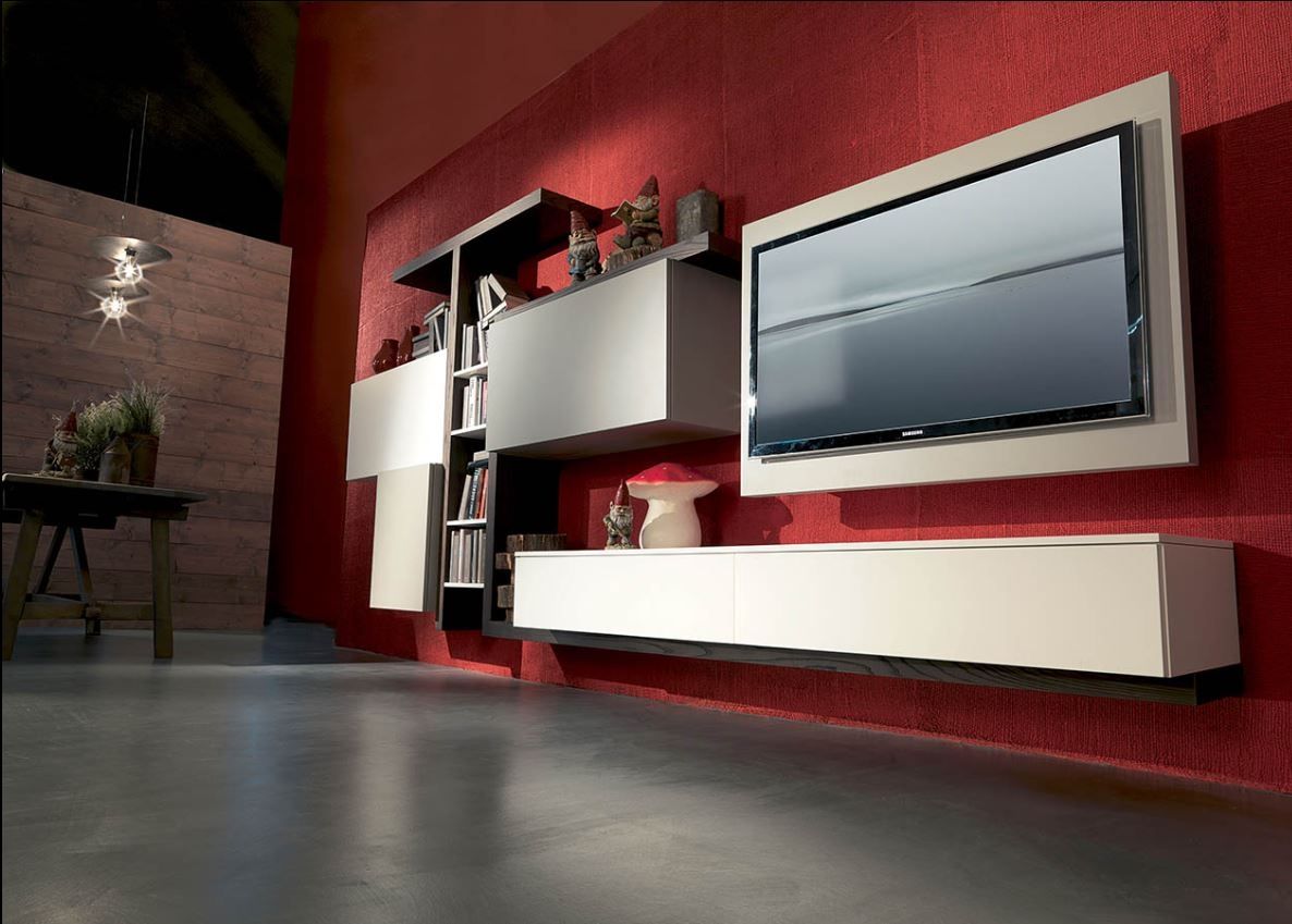 Modern Wall Units Introducing Modern Italian Entertainment Wall Throughout Modern Wall Units (View 6 of 15)
