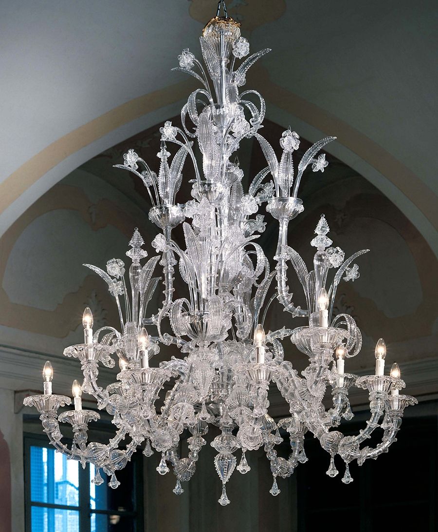 Murano Chandeliers Traditional Venetian Modern Contemporary With Murano Chandelier (Photo 1 of 12)