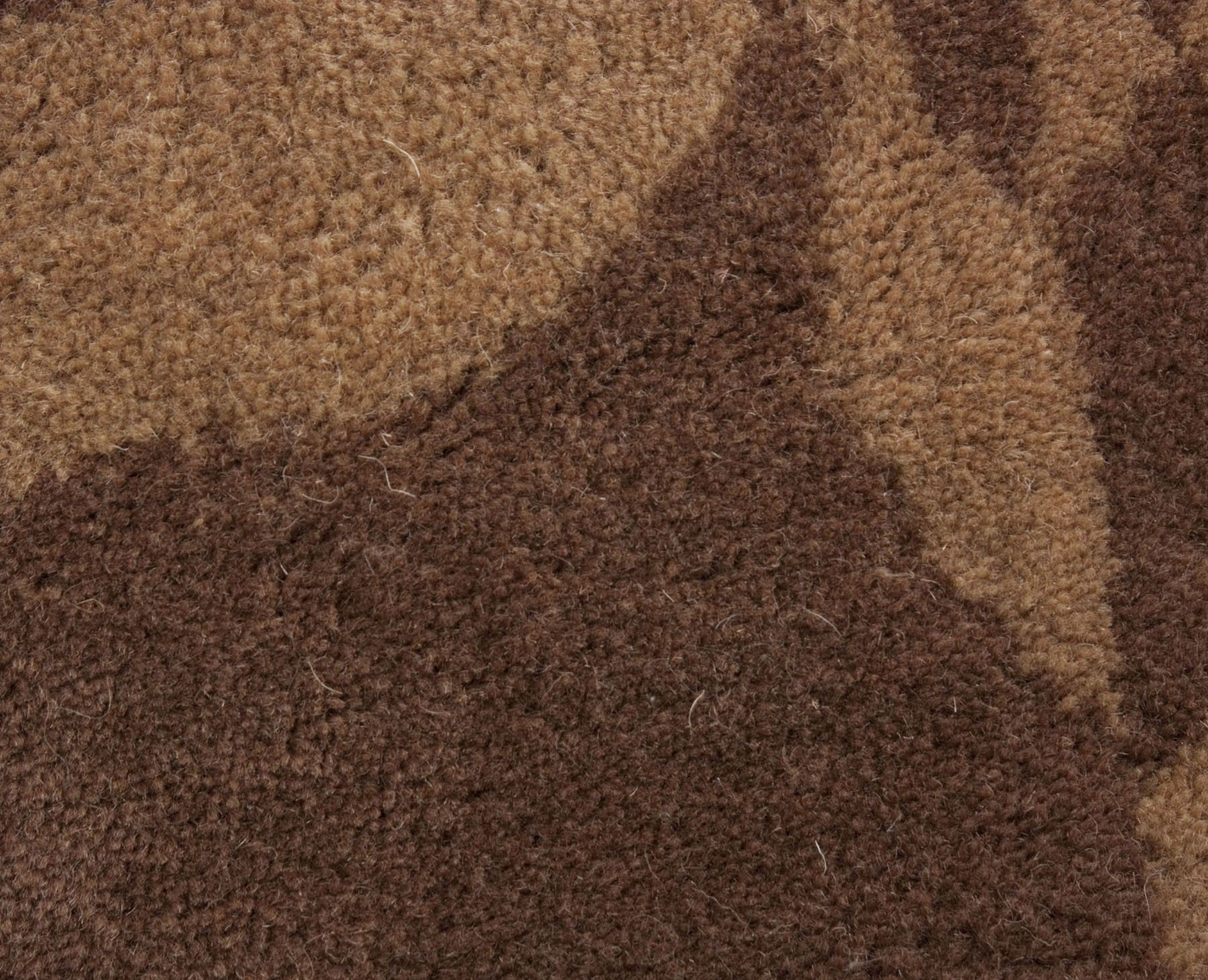 New Contemporary Hand Tufted Wool Brown Area Rug With Hand Tufted Wool Area Rugs (View 15 of 15)