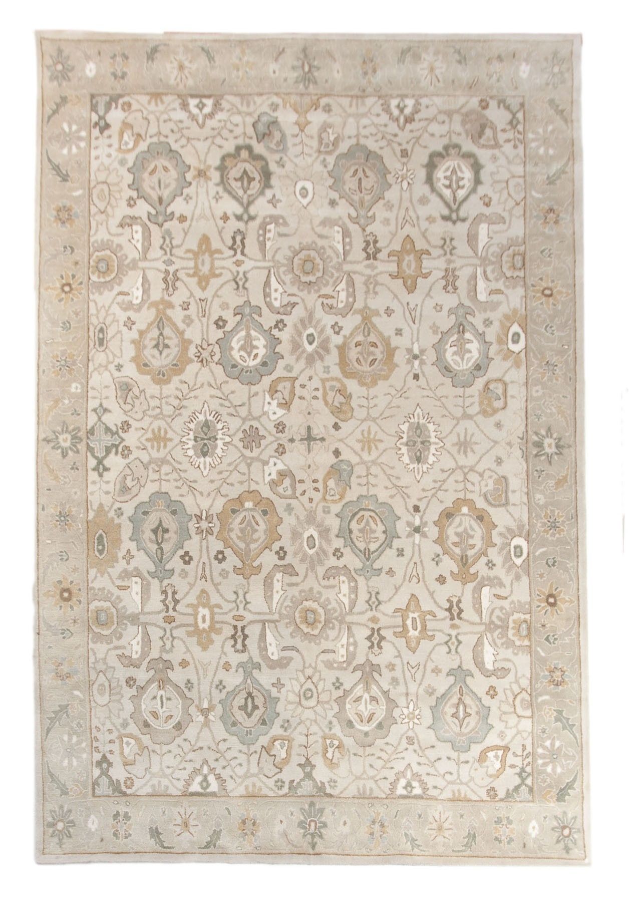 New Traditional Persian Handmade Wool 9×12 Large Area Rug Carpet For Traditional Wool Area Rugs (View 5 of 15)