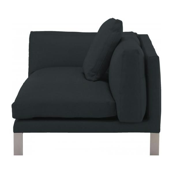Newman Leather Left Arm 2 Seater Sofa Habitat Within Black 2 Seater Sofas (Photo 12 of 15)