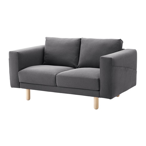 Norsborg Two Seat Sofa Finnsta Dark Greybirch Ikea In Ikea Two Seater Sofas (Photo 1 of 15)