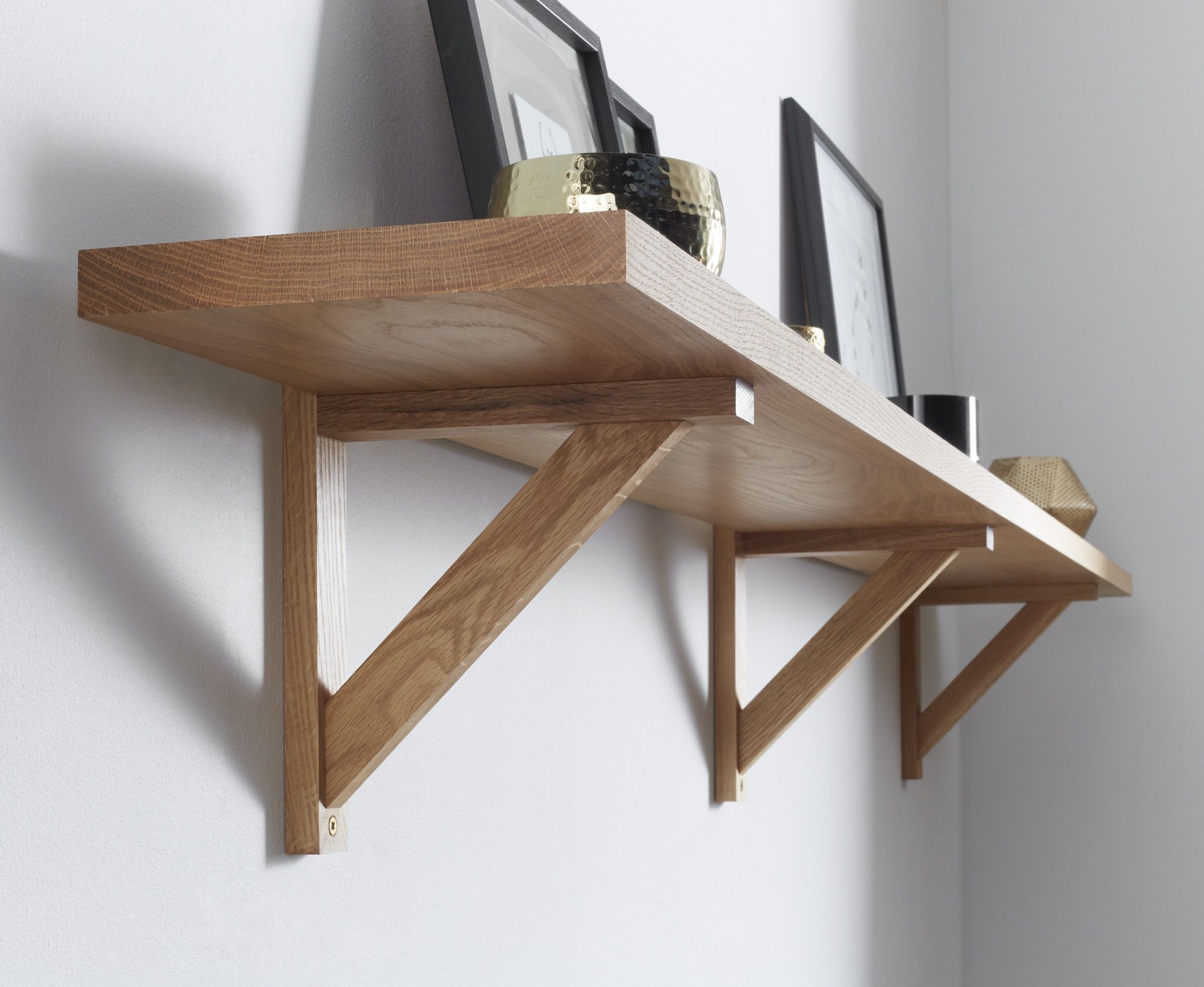 Featured Photo of Top 15 of Oak Wall Shelves