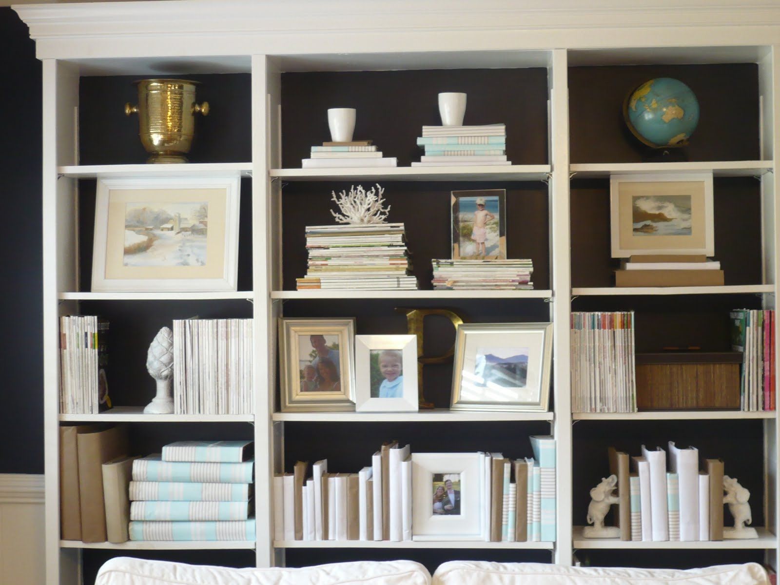 Painted Bookshelves 1407 Within Painted Bookshelf (Photo 14 of 15)