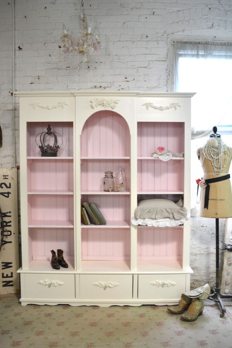Painted Cottage Bookcase Pertaining To Handmade Bookcase (View 8 of 15)