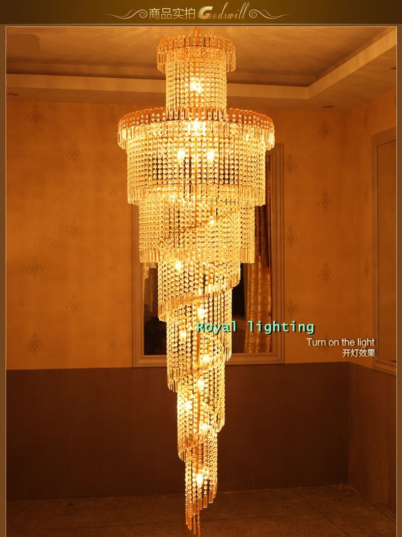 Popular Big Chandelier Buy Cheap Big Chandelier Lots From China Intended For Stairway Chandelier (Photo 5 of 12)