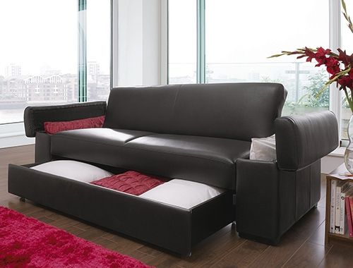 Popular Of Leather Sofa Bed With Storage With Home Montana Faux For Leather Storage Sofas (View 3 of 15)