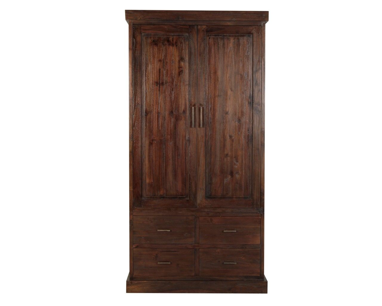 Featured Photo of 15 Collection of Solid Dark Wood Wardrobes