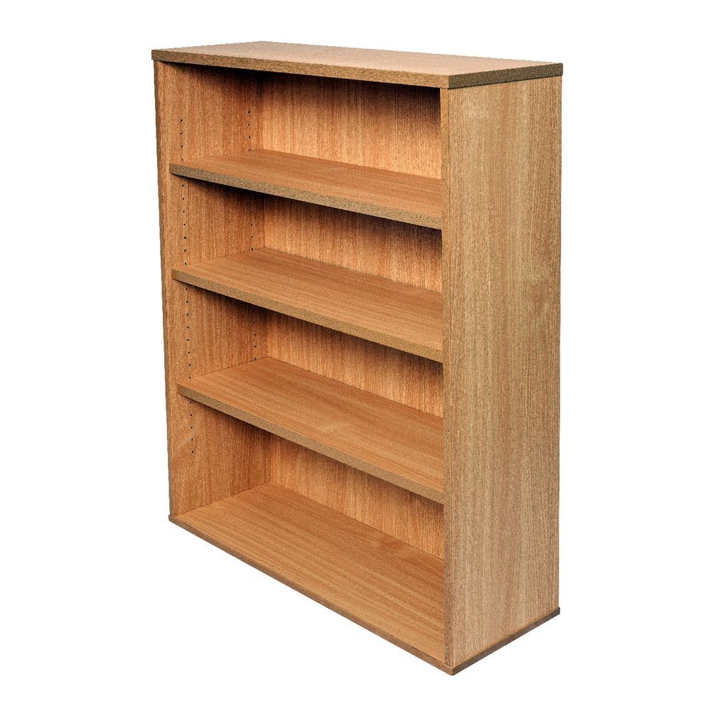 Rapid Span Bookcase 1200mm Beech Officeworks Intended For Beech Bookcases (Photo 5 of 15)