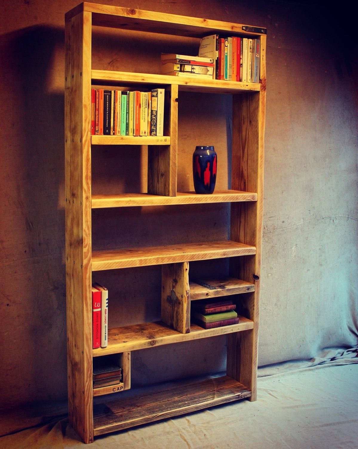 Reclaimed Wood Bookcases Ideas Inspiration Throughout Bookshelf Handmade (View 11 of 15)