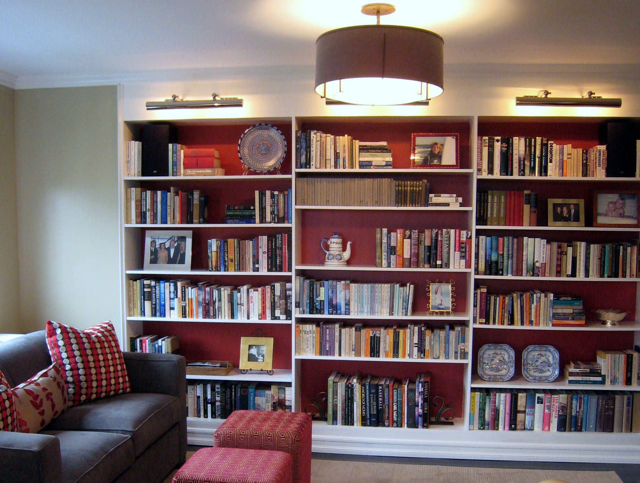 Room Library Library Decoration Ideasainterior Decorations With Regard To Library Bookcase Lighting (View 1 of 15)