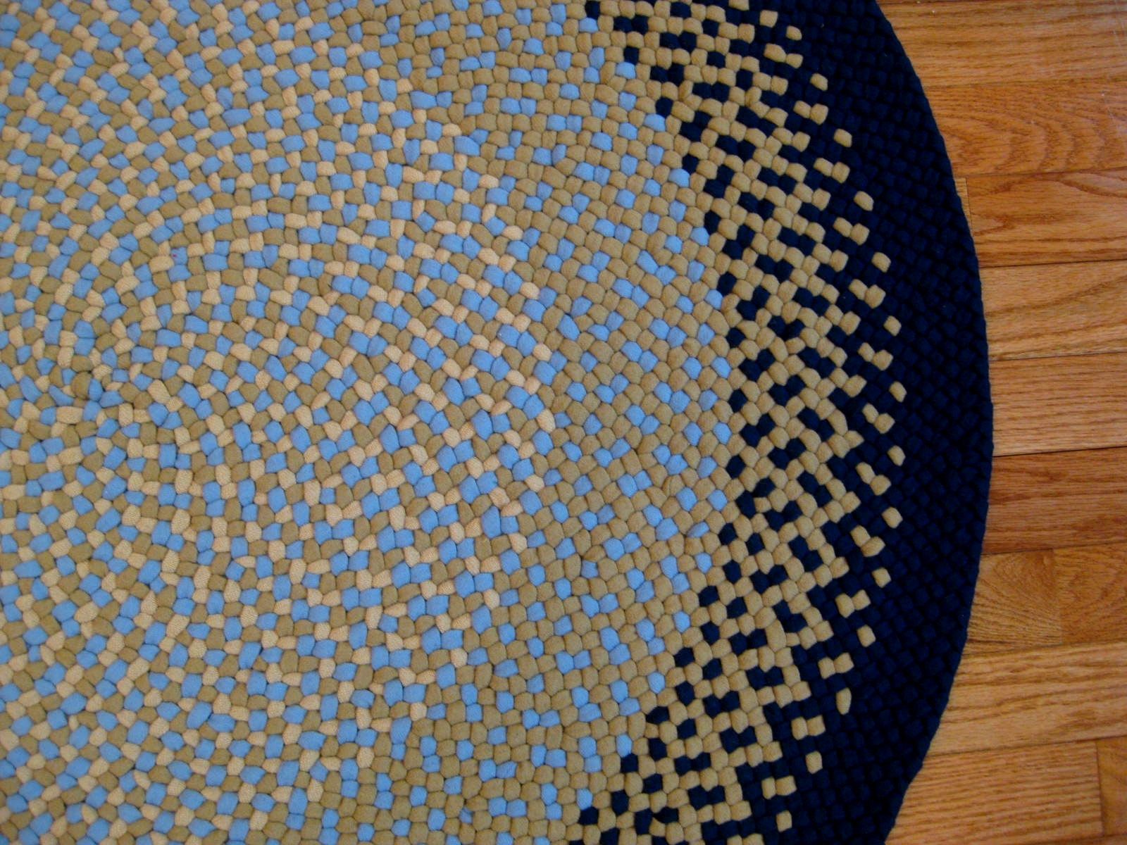 Round Wool Braided Rugs Roselawnlutheran Inside Braided Wool Area Rugs (View 12 of 15)