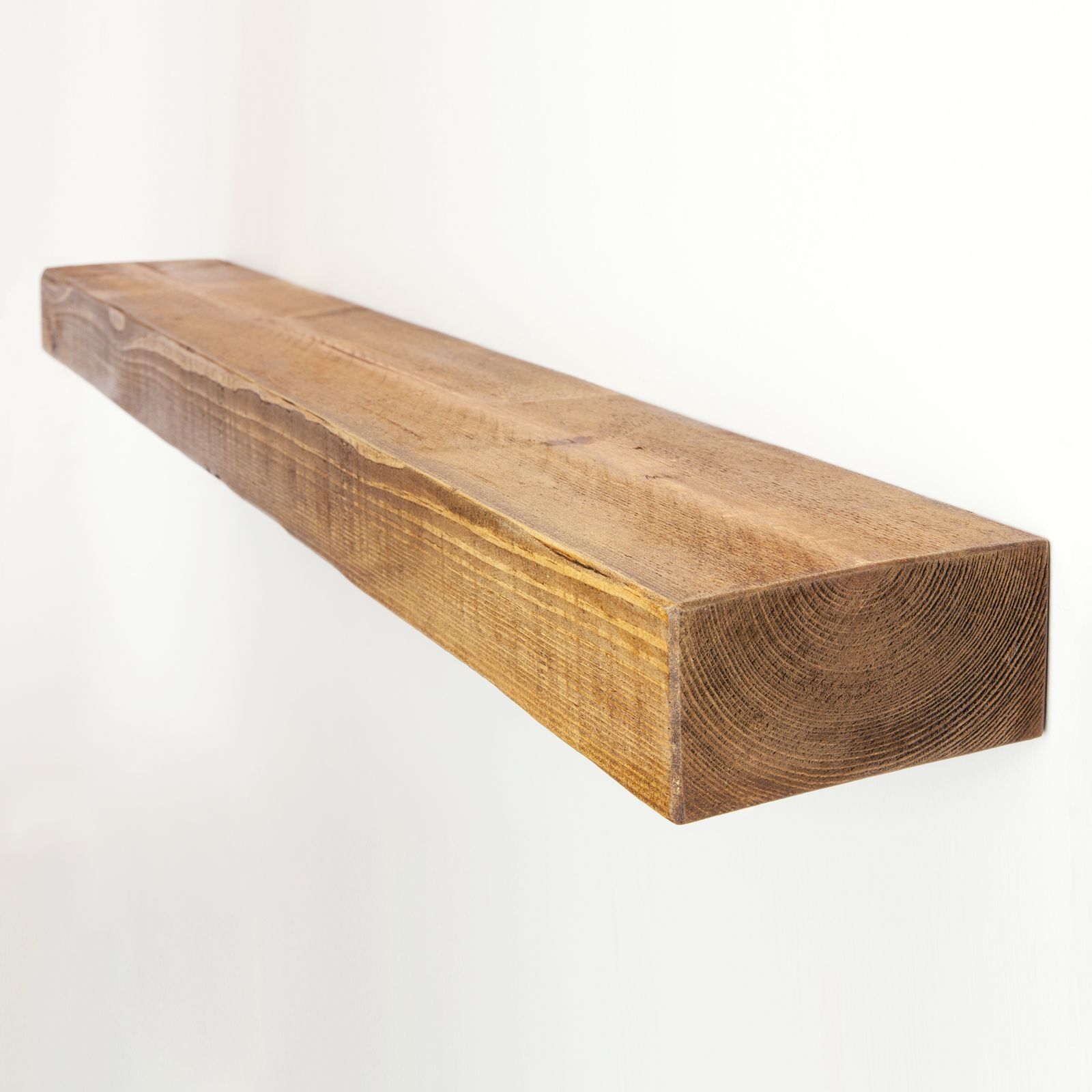 Rustic Floating Shelf 6×3 Solid Pine Funky Chunky Furniture Regarding 50cm Floating Shelf (Photo 3 of 12)