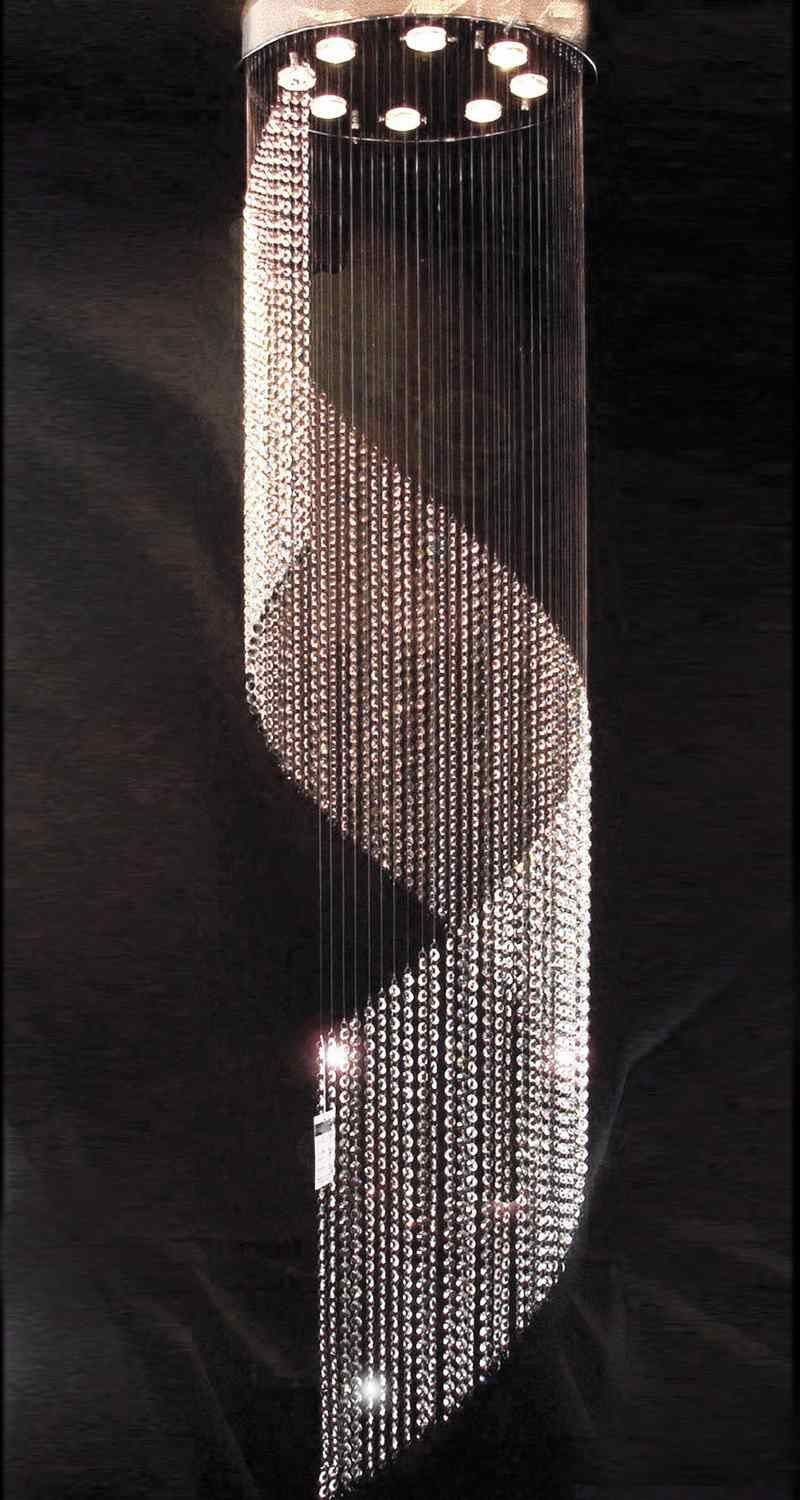 Searchcrystal Meerosee Lighting Led Lighting Led Pendant Lights With Long Chandelier Lights (Photo 11 of 12)