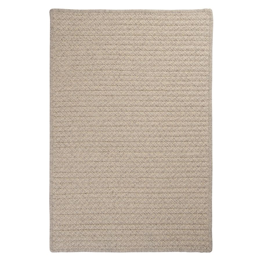 Shop Colonial Mills Natural Wool Houndstooth Cream Rectangular With Regard To Natural Wool Area Rugs (View 7 of 15)