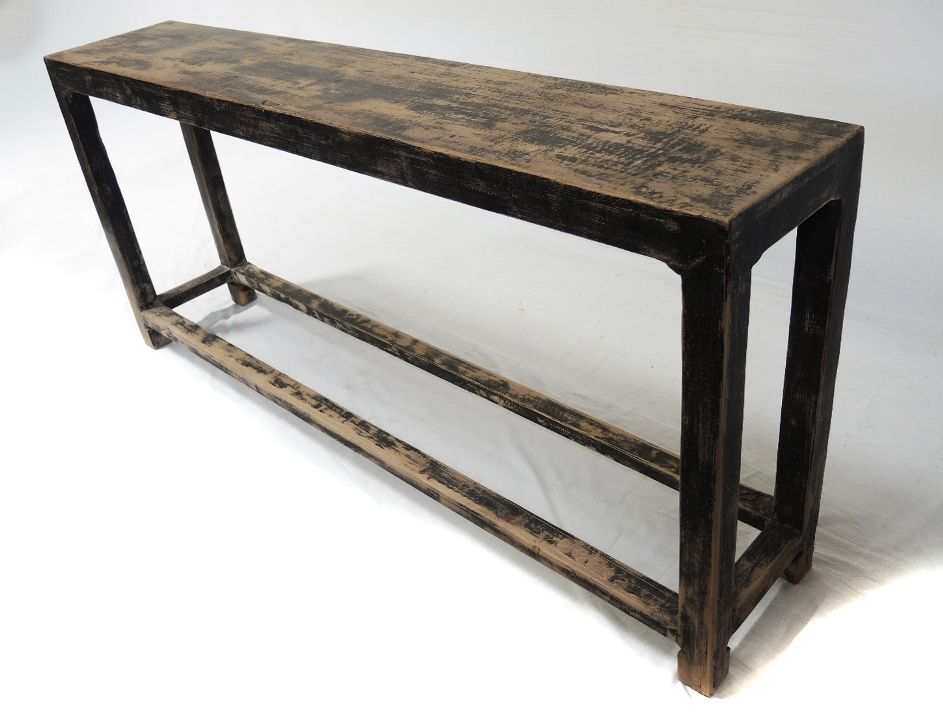 Slim Sofa Back Console Table With Shelf Custom Furniture Gallery For Sofa Back Console (View 15 of 15)