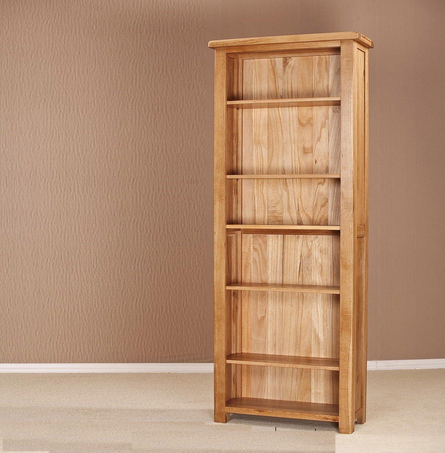 Solid Oak Bookcase American Hwy With Regard To Solid Oak Bookcase (Photo 4 of 15)