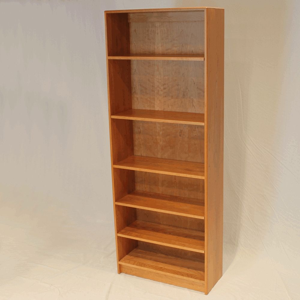 Solid Wood Bookcases Urban Natural Home Furnishings Inside Solid Wood Bookcases (Photo 10 of 15)
