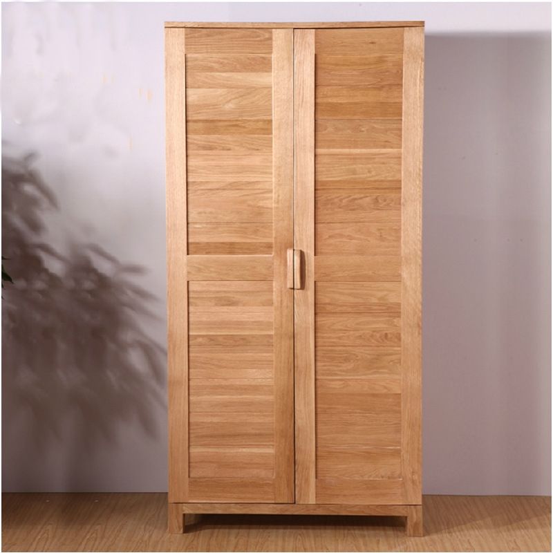 Solid Wood Wardrobe Closet Roselawnlutheran Regarding Solid Wood Wardrobe Closets (Photo 6 of 15)