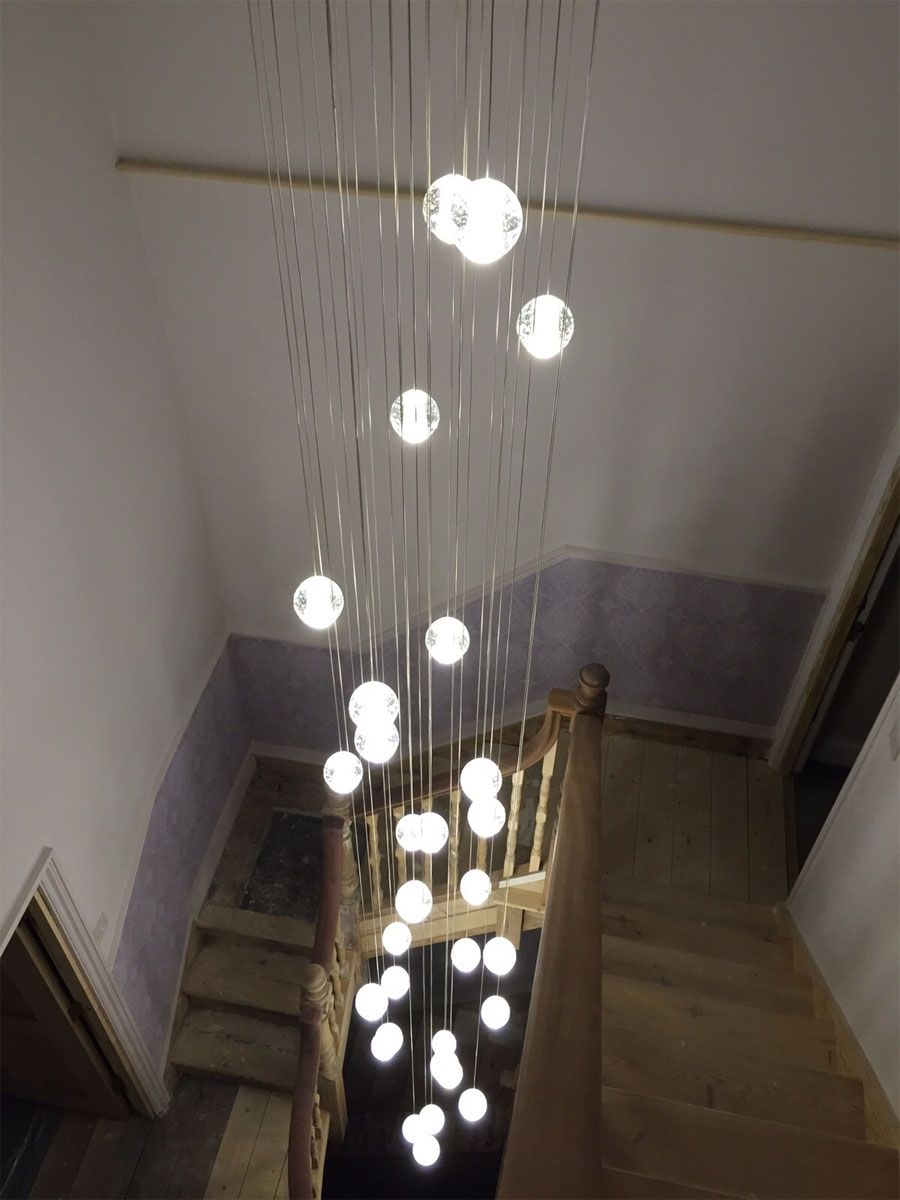 Staiwell Lighting With Regard To Stairwell Chandelier Lighting (View 4 of 12)