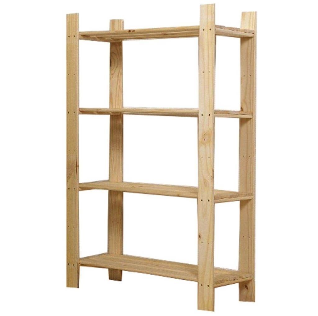 Featured Photo of 2024 Best of Free Standing Shelving Units Wood