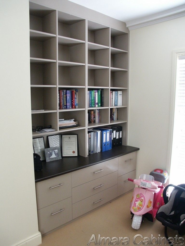 Study Office Wall Units Bookshelves Melbourne Regarding Study Bookshelves (Photo 6 of 15)