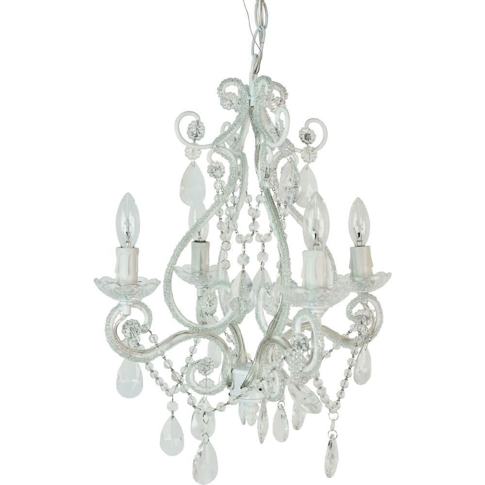 Featured Photo of 12 Ideas of White Chandelier