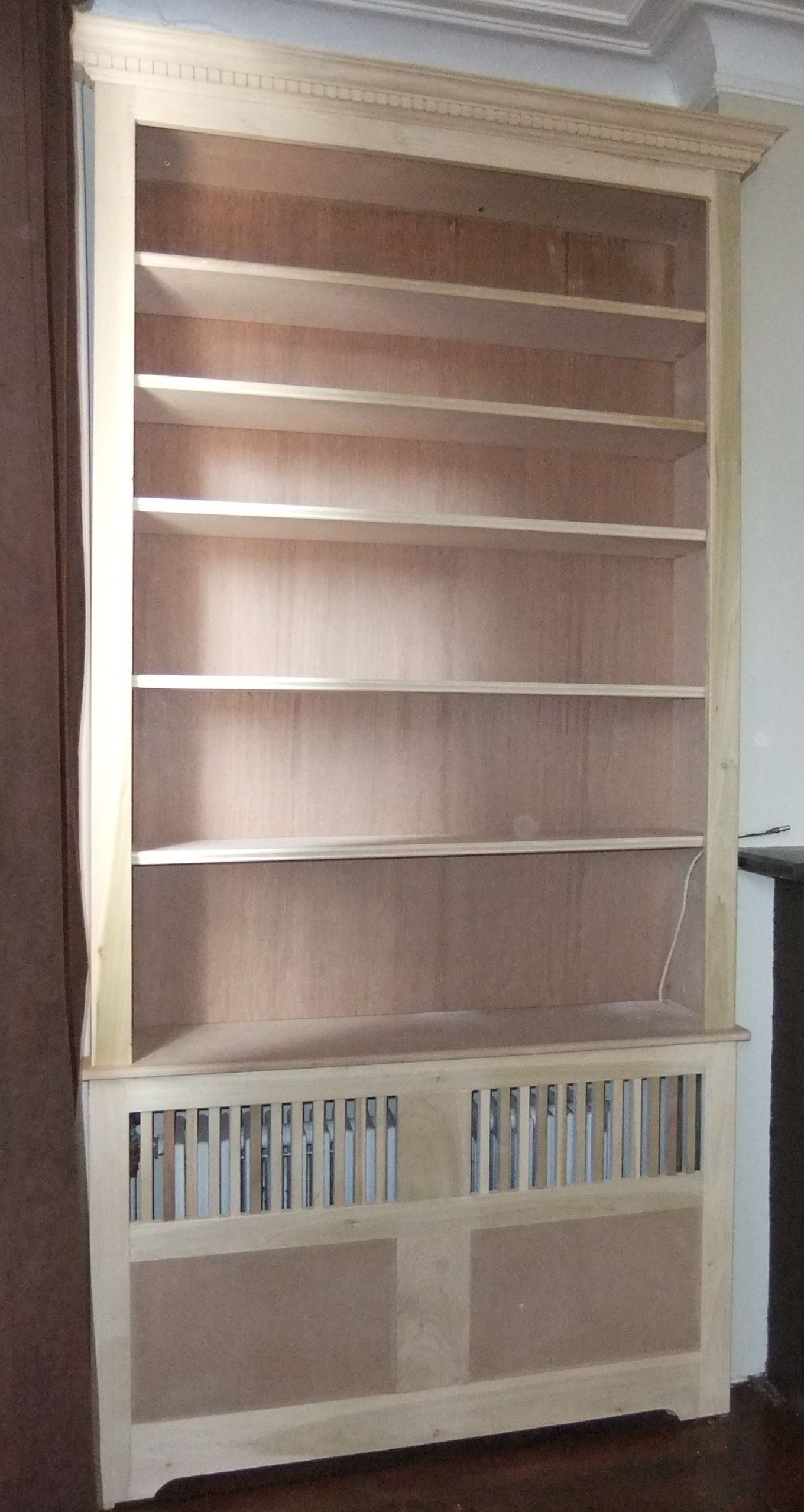 Tomkat Fine Woodworking Photo Gallery Of Cabinets And Organizers With Radiator Cover Shelf Unit (Photo 11 of 15)