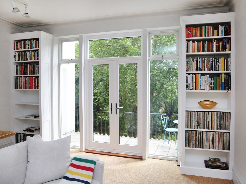Traditional Fitted Shaker Bookshelves Bespoke Furniture Fitted For Bespoke Bookshelves (View 12 of 14)