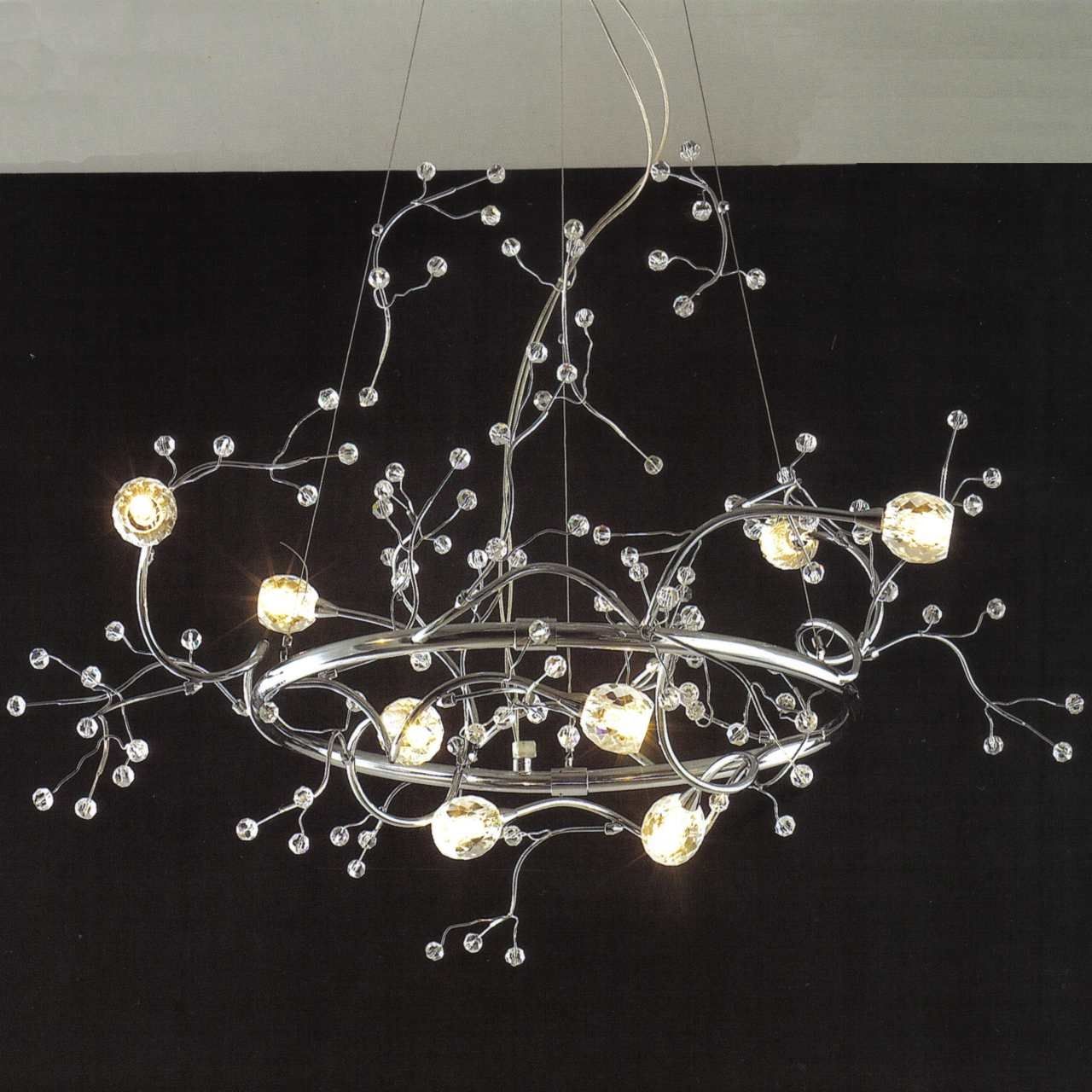 Tree Branching Bubble Chandelier With Branch Chandeliers (Photo 1 of 12)