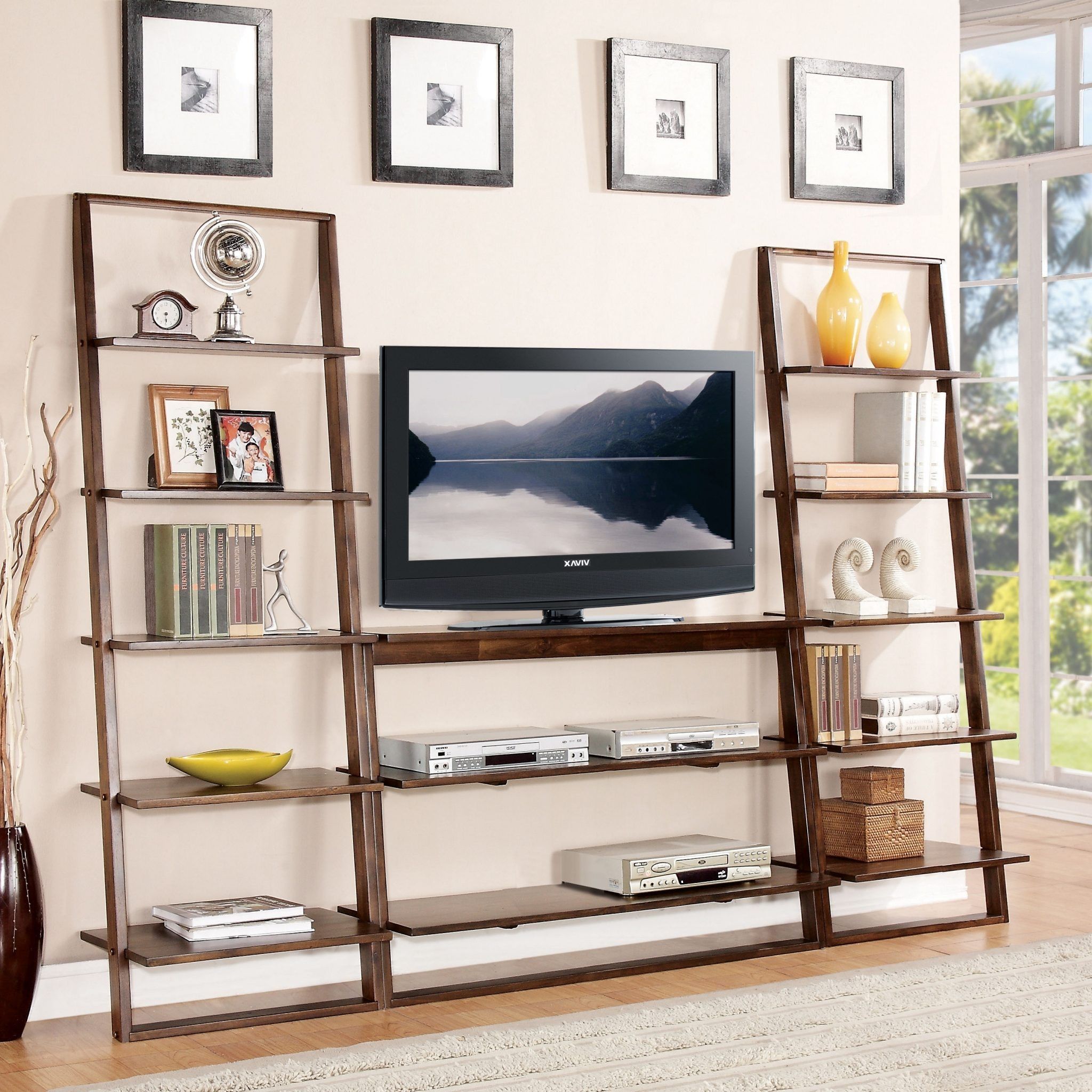 Tv Stands Inspire Black And White Tv Stand Bookshelf Design Ideas Regarding Tv And Bookshelf (View 9 of 15)