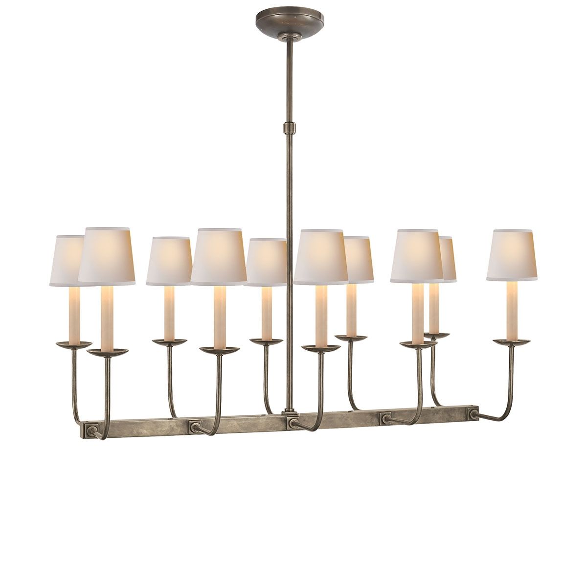 Visual Comfort Linear Branched Chandelier Neenas Lighting In Branched Chandelier (Photo 6 of 12)