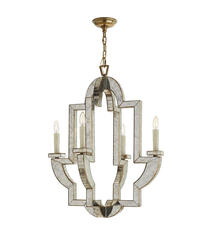 Visual Comfort Nw 5040amhab Niermann Weeks Traditional Lido Pertaining To Chandelier Mirror (View 3 of 12)