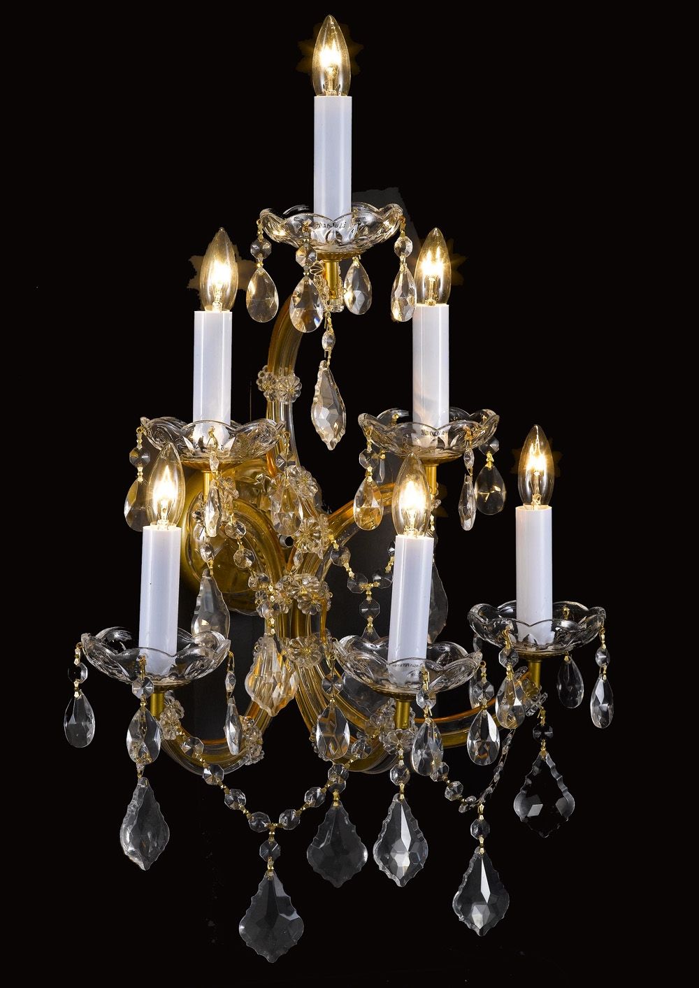 Wall Chandelier Crystal Wall Scones Wall Lighting Fixtures Within Chandelier Wall Lights (Photo 3 of 12)