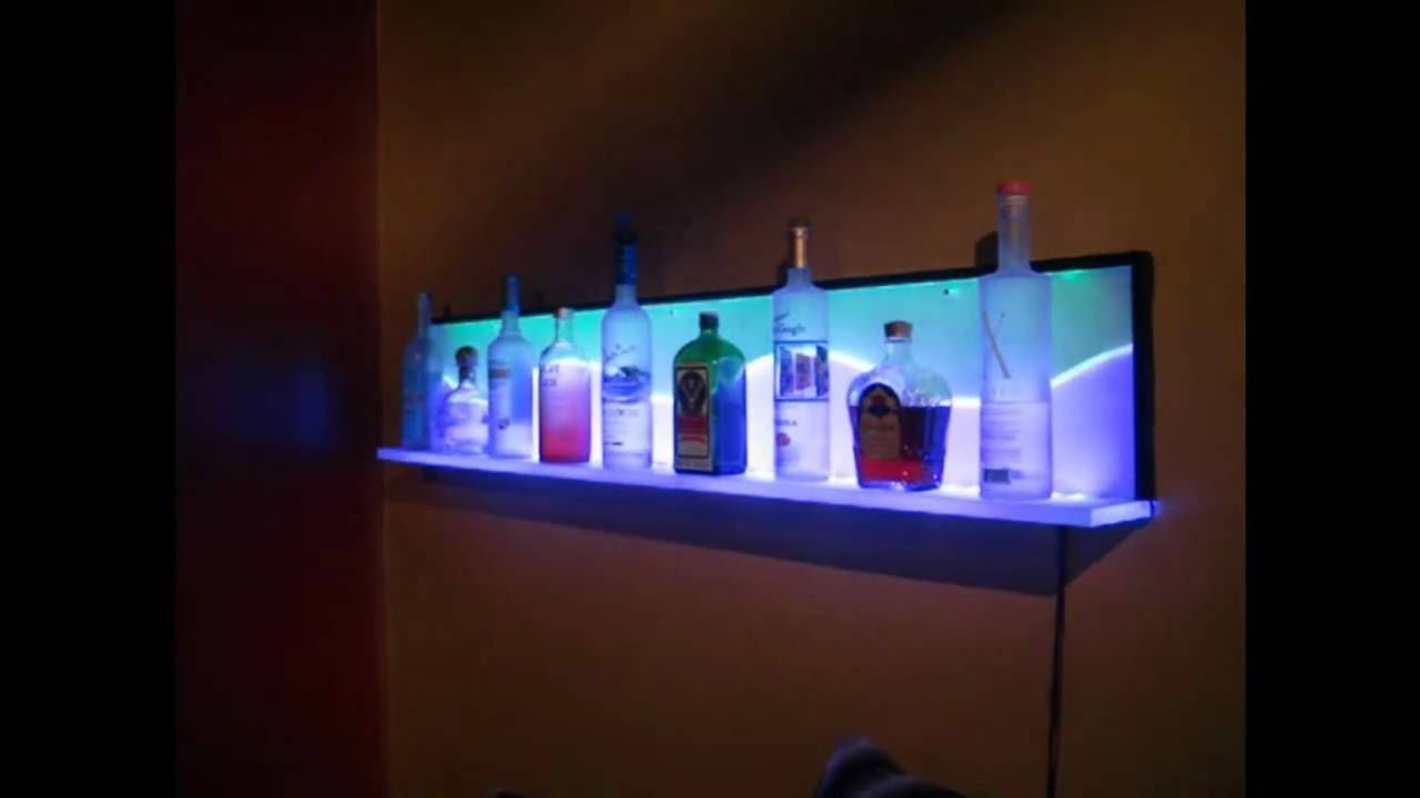 12 Inspirations of Illuminated Glass Shelves