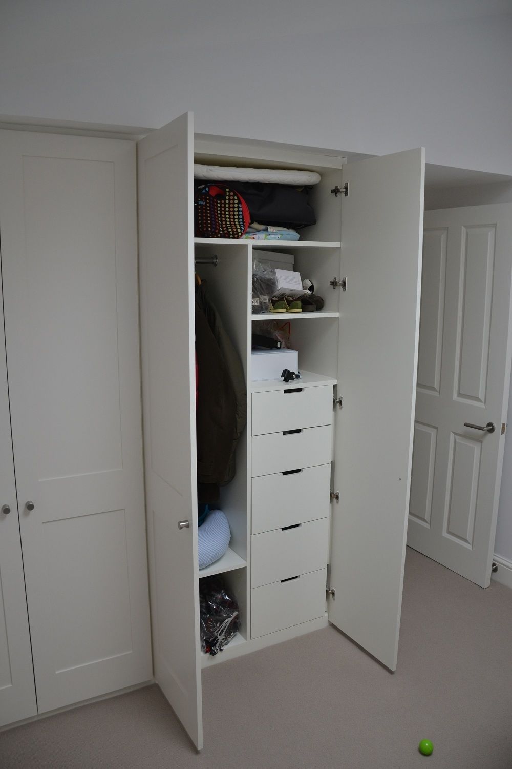 Wardrobe With Drawers White Organize And Decorate Everything Inside Wardrobes With Drawers And Shelves (View 9 of 15)