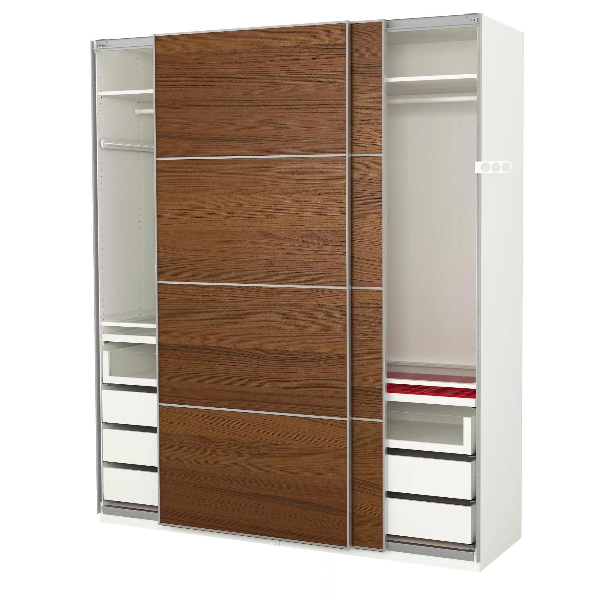 Wardrobes Pax System Ikea Intended For Wardrobe With Shelves And Drawers (View 12 of 15)