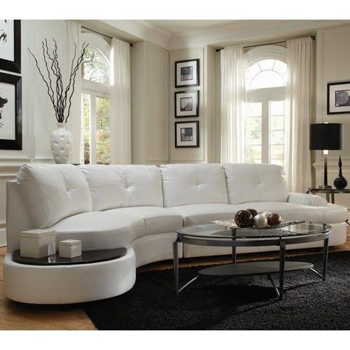 White Leather Sofa Home Design Ideas Throughout White Leather Sofas (Photo 5 of 15)