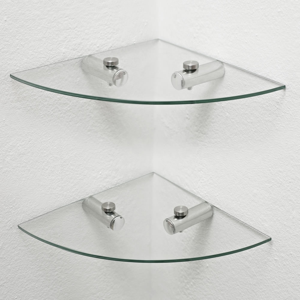 Featured Photo of 12 Best Glass Corner Shelves