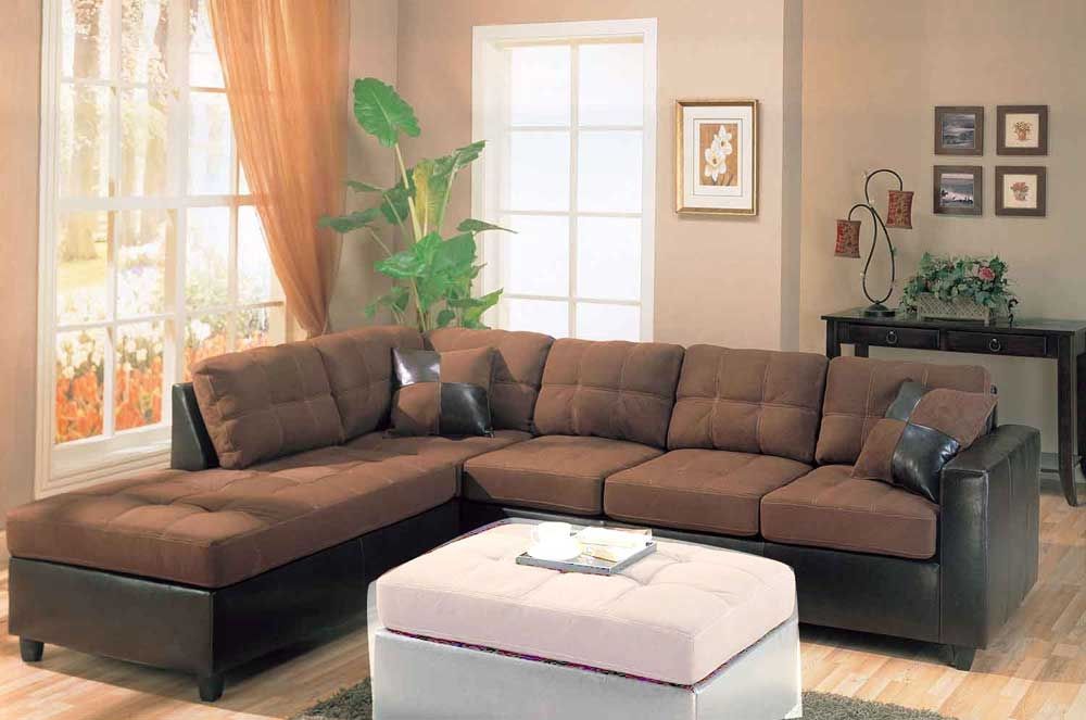 Wonderful Suede Sectional Microfiber Sectional Sofa Red Microfiber Regarding Red Microfiber Sectional Sofas (View 13 of 15)