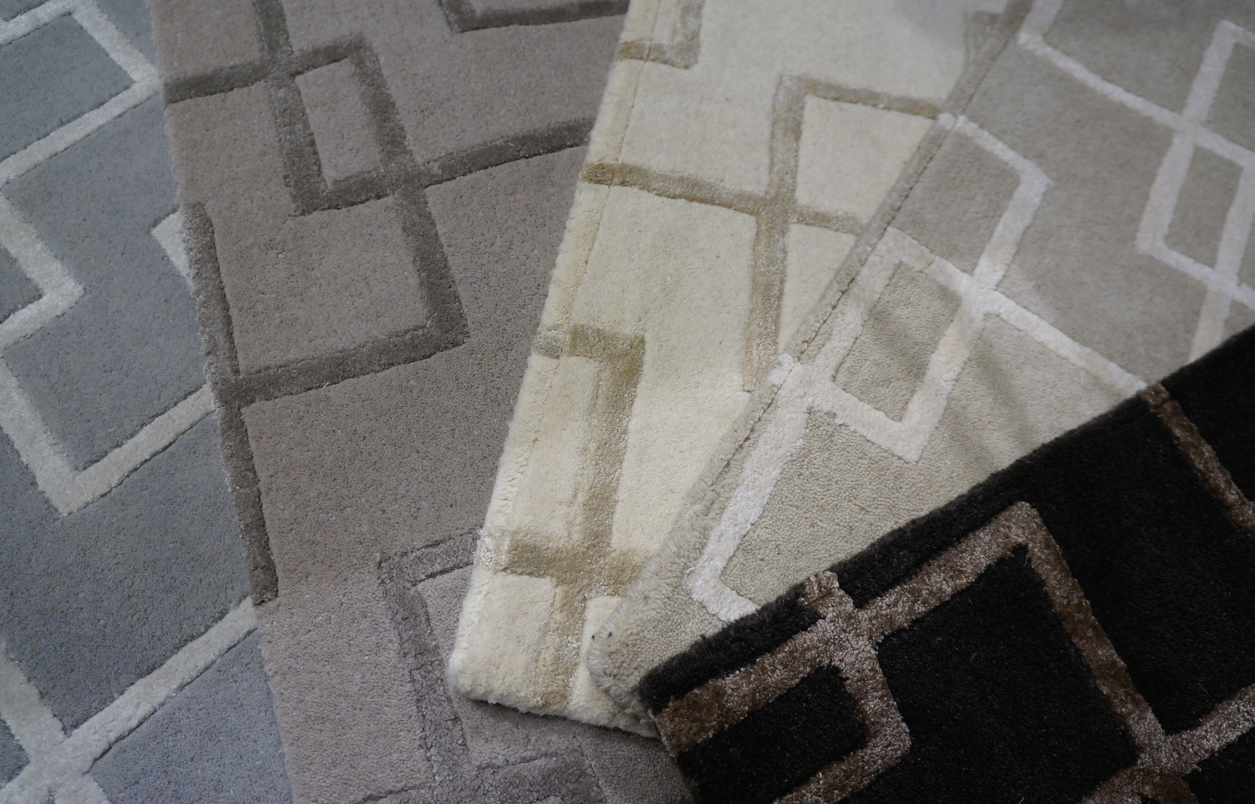 Wool Viscose Blend Carpet Rugs Hemphills Rugs Carpets In Wool And Silk Blend Area Rugs (Photo 144 of 264)