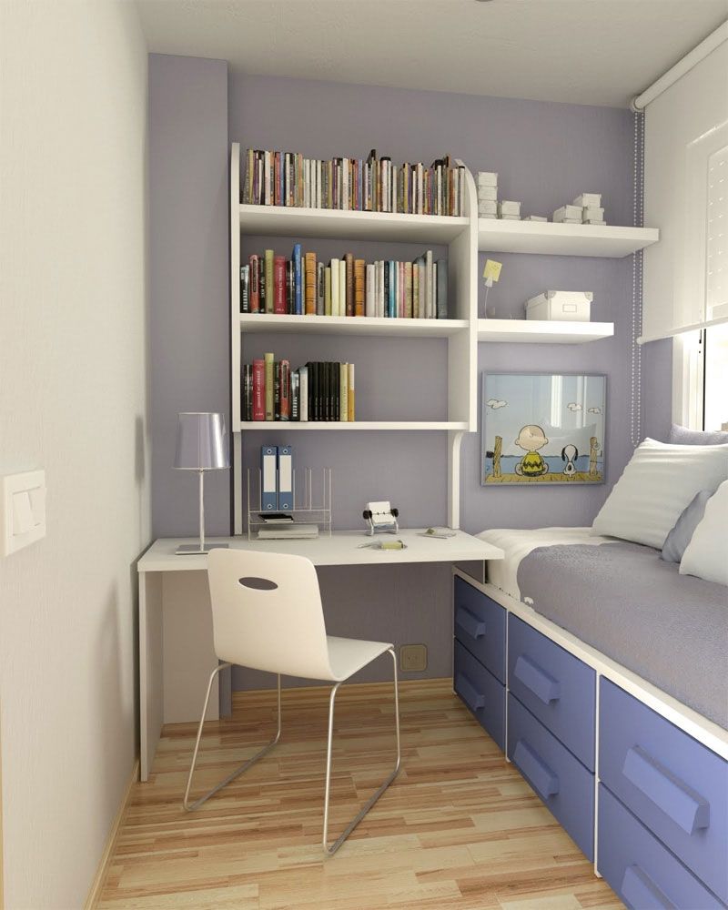 Working With A Small Master Bedroom Inside Study Shelving Ideas (Photo 9 of 15)