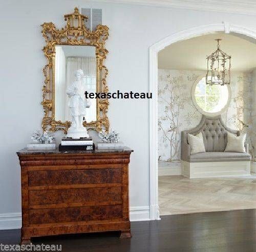 10 Best Ornate French Regency Baroque Antique / Vintage Style Gold Regarding Antique Style Wall Mirrors (Photo 18 of 20)