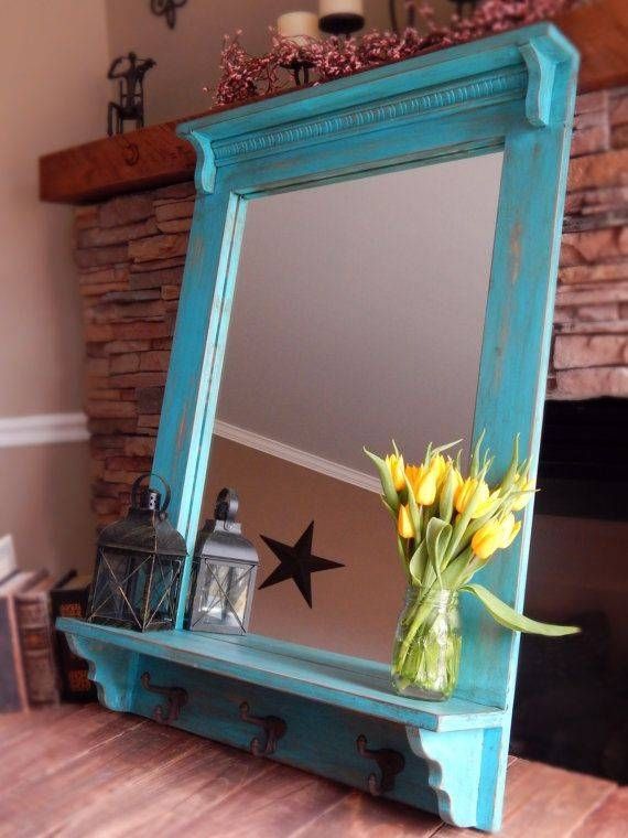 13 Best Wall Mirrors Decor Images On Pinterest | Wall Mirrors Pertaining To Shabby Chic Mirrors With Shelf (Photo 23 of 30)