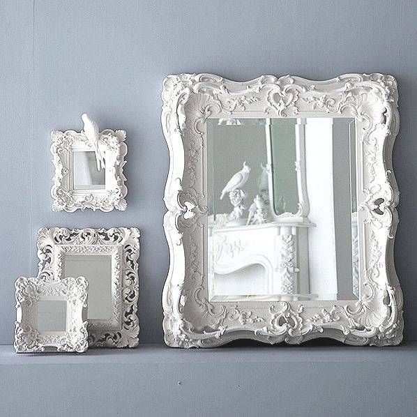137 Best Mirrors Images On Pinterest | Mirror Mirror, Live And Mirror Pertaining To Ornate White Mirrors (View 20 of 20)