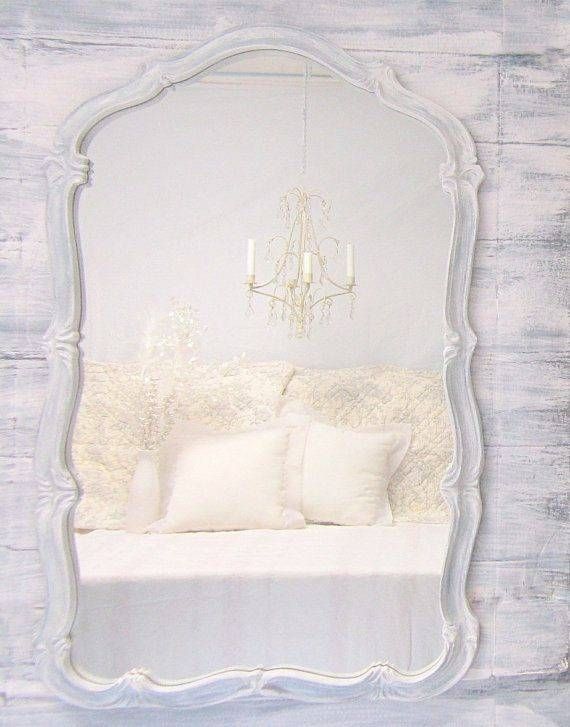 142 Best Decorative Ornate Antique & Vintage Mirrors For Sale Intended For White Shabby Chic Mirrors Sale (Photo 8 of 20)